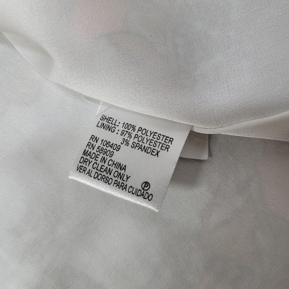 Antonio Melanie Dress Neutral Paisley Print Bell 3/4 Sleeve Elegant Size 0 - Picture 9 of 16